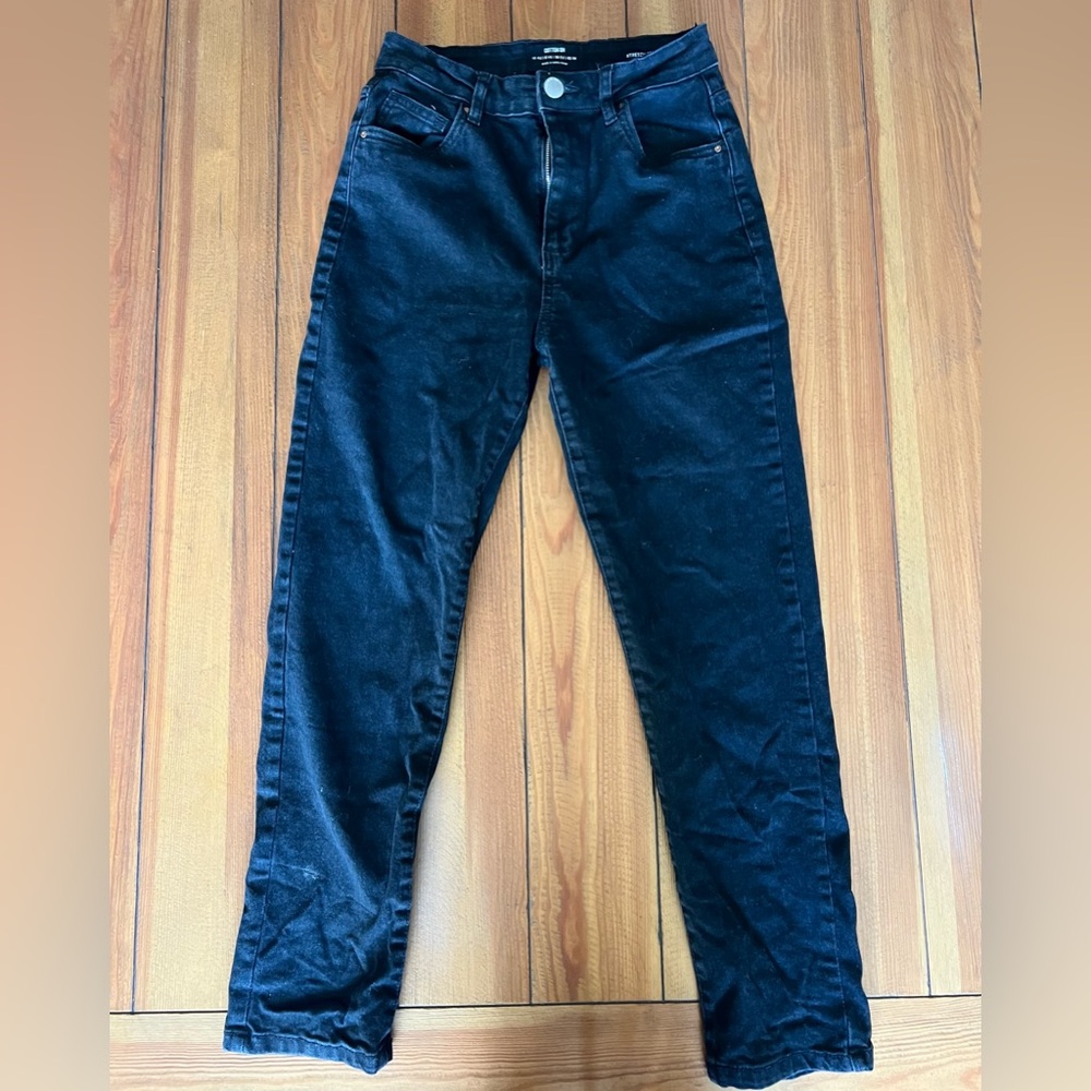Cotton On Charcoal Stretch Mom Jeans
